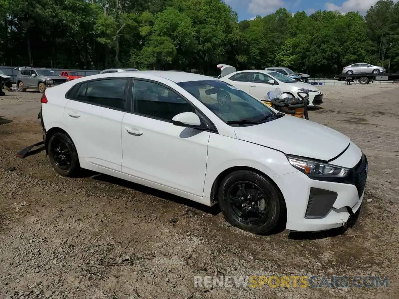 4 fotografías del automóvil dañado KMHC65LC5KU173857 HYUNDAI IONIQ 2019
