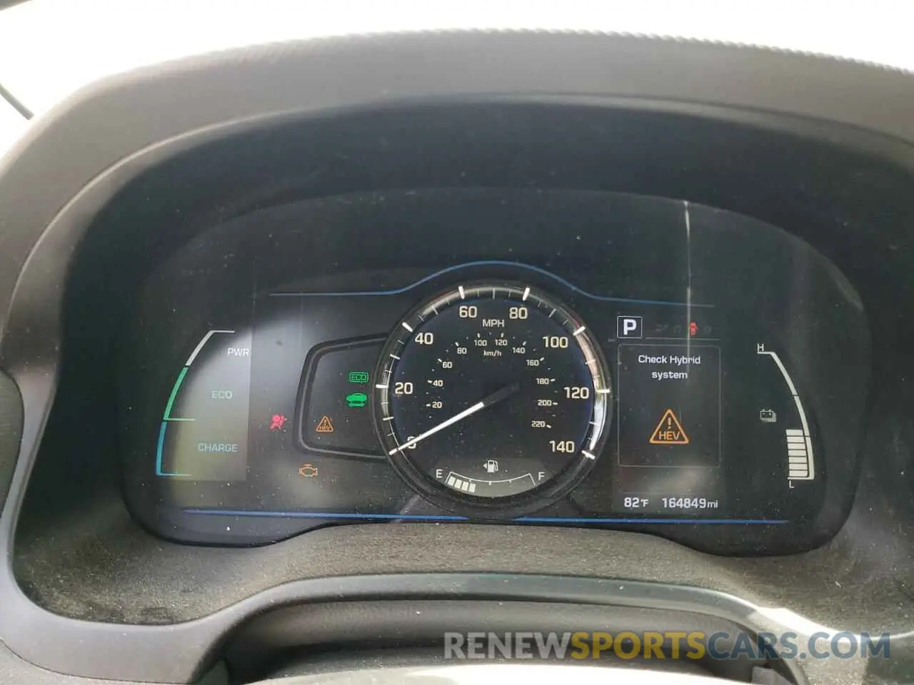 9 fotografías del automóvil dañado KMHC65LC5KU173857 HYUNDAI IONIQ 2019