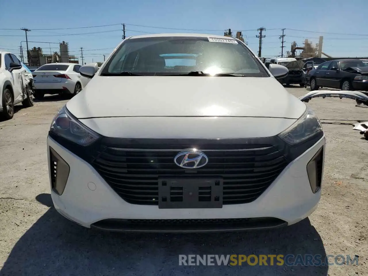 5 fotografías del automóvil dañado KMHC65LC5KU179366 HYUNDAI IONIQ 2019