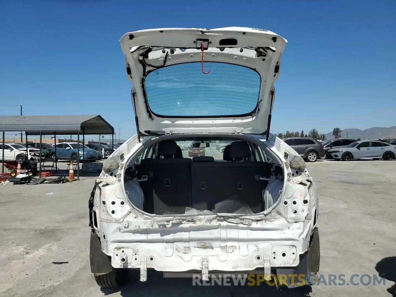 6 fotografías del automóvil dañado KMHC65LC5KU179366 HYUNDAI IONIQ 2019