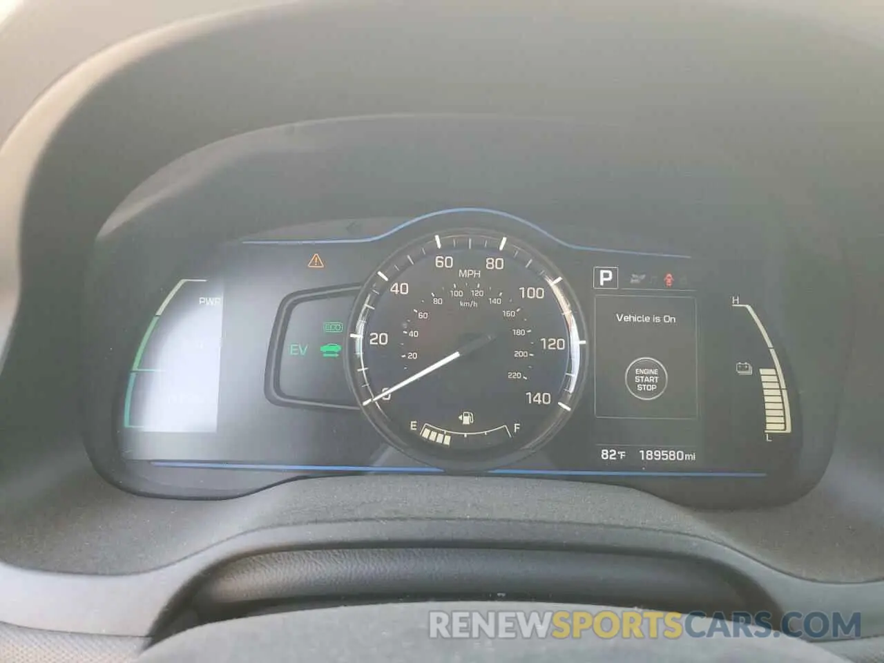 9 fotografías del automóvil dañado KMHC65LC5KU179366 HYUNDAI IONIQ 2019