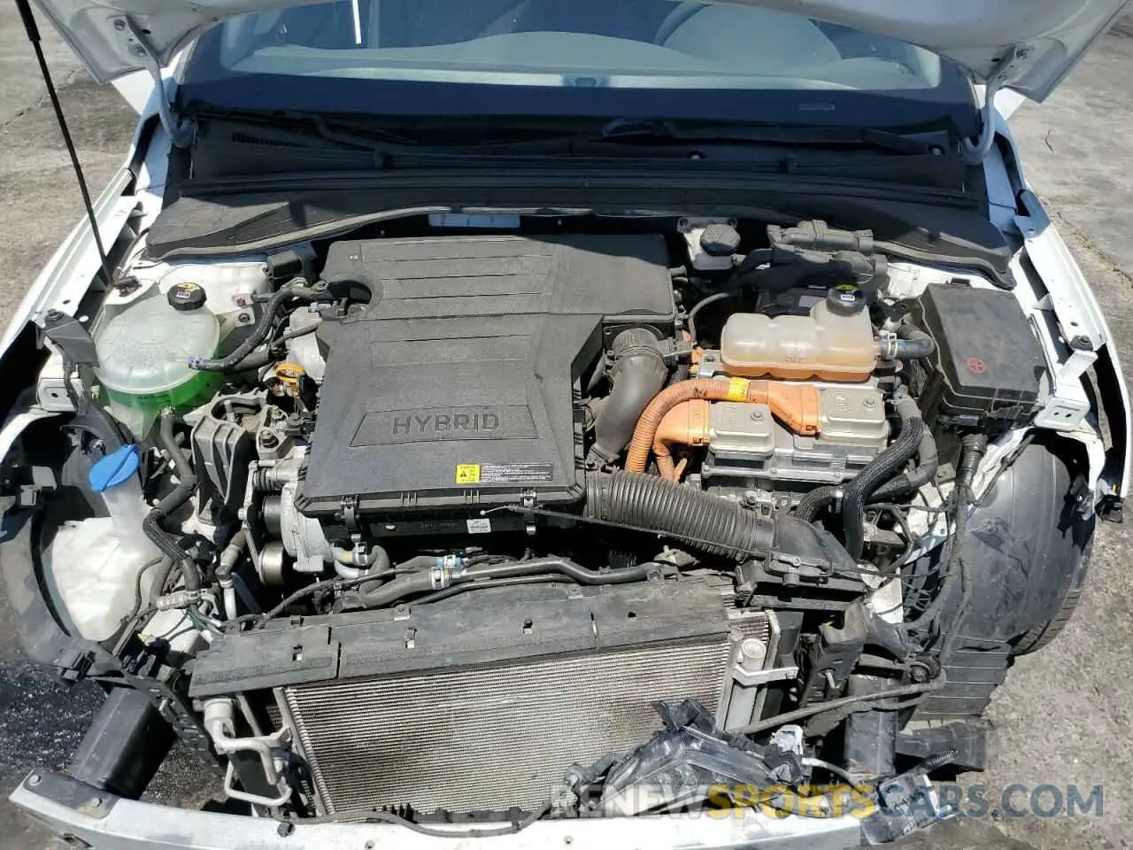 13 fotografías del automóvil dañado KMHC65LC6KU124599 HYUNDAI IONIQ 2019