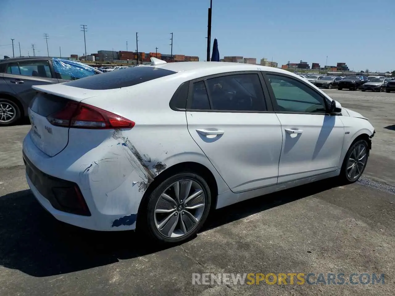 3 fotografías del automóvil dañado KMHC65LC6KU124599 HYUNDAI IONIQ 2019