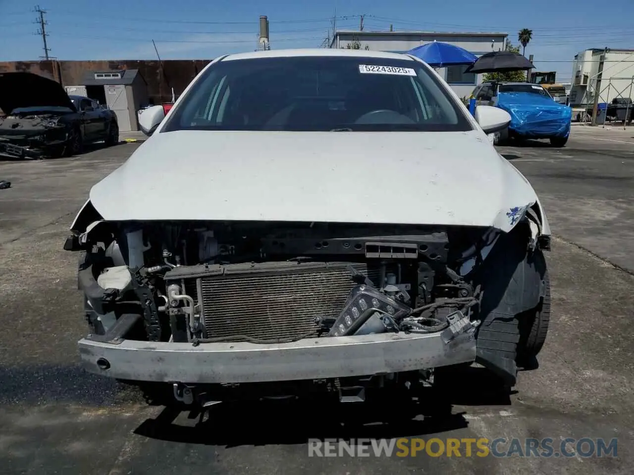 5 fotografías del automóvil dañado KMHC65LC6KU124599 HYUNDAI IONIQ 2019