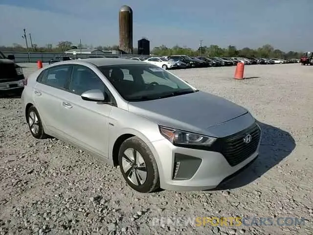11 fotografías del automóvil dañado KMHC65LC8KU119680 HYUNDAI IONIQ 2019