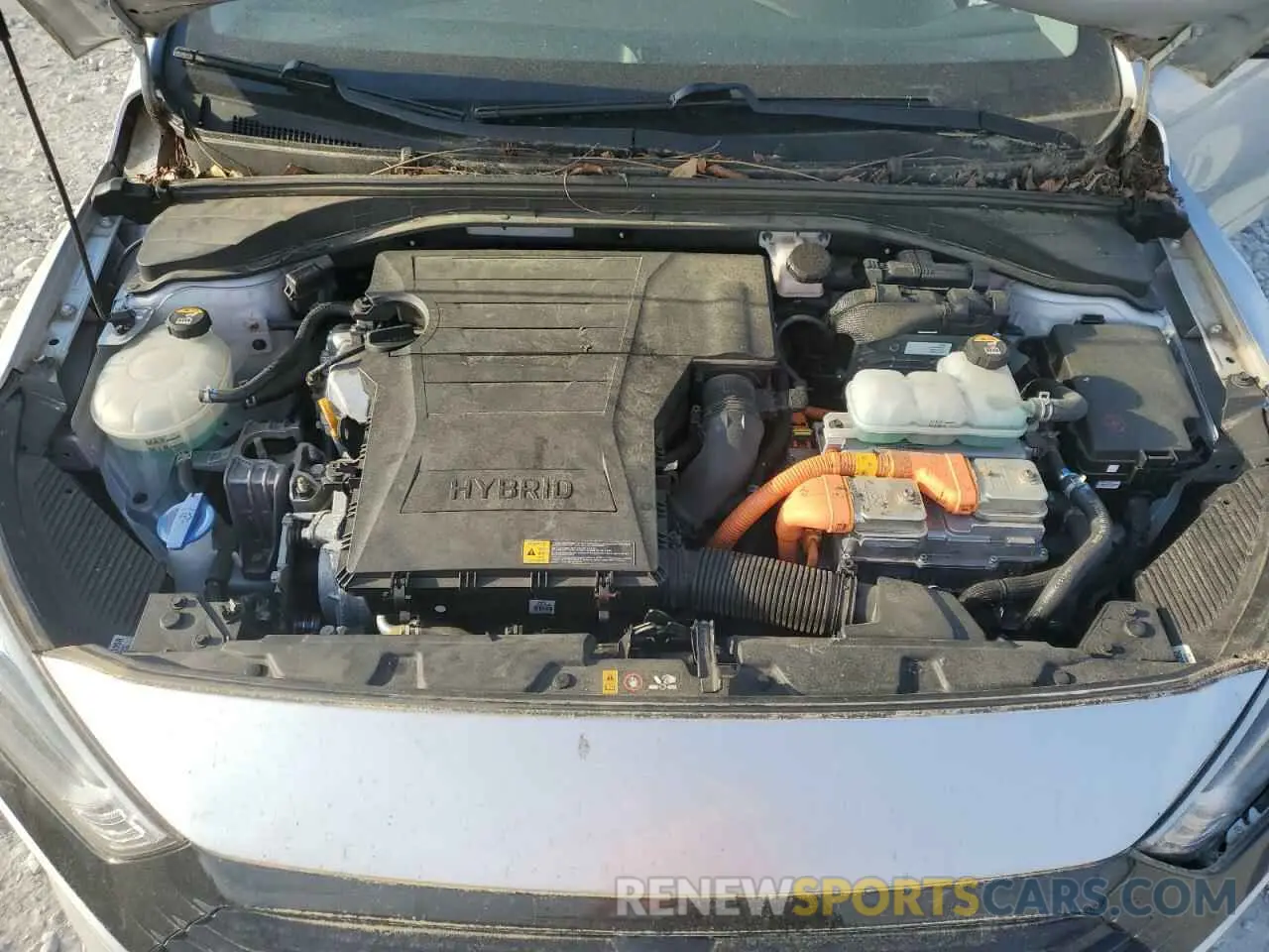 12 fotografías del automóvil dañado KMHC65LC8KU119680 HYUNDAI IONIQ 2019