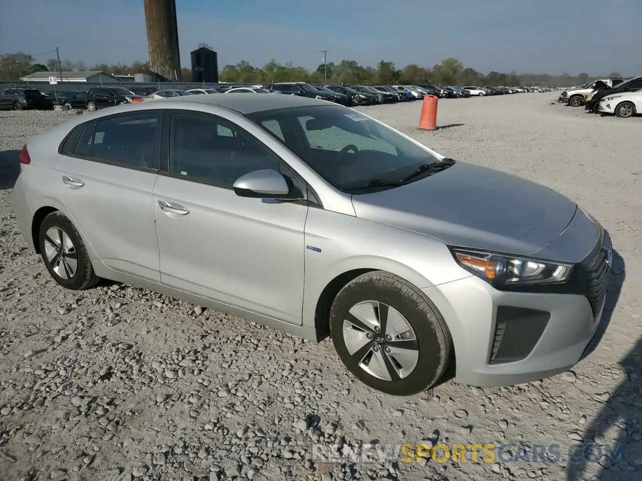 4 fotografías del automóvil dañado KMHC65LC8KU119680 HYUNDAI IONIQ 2019