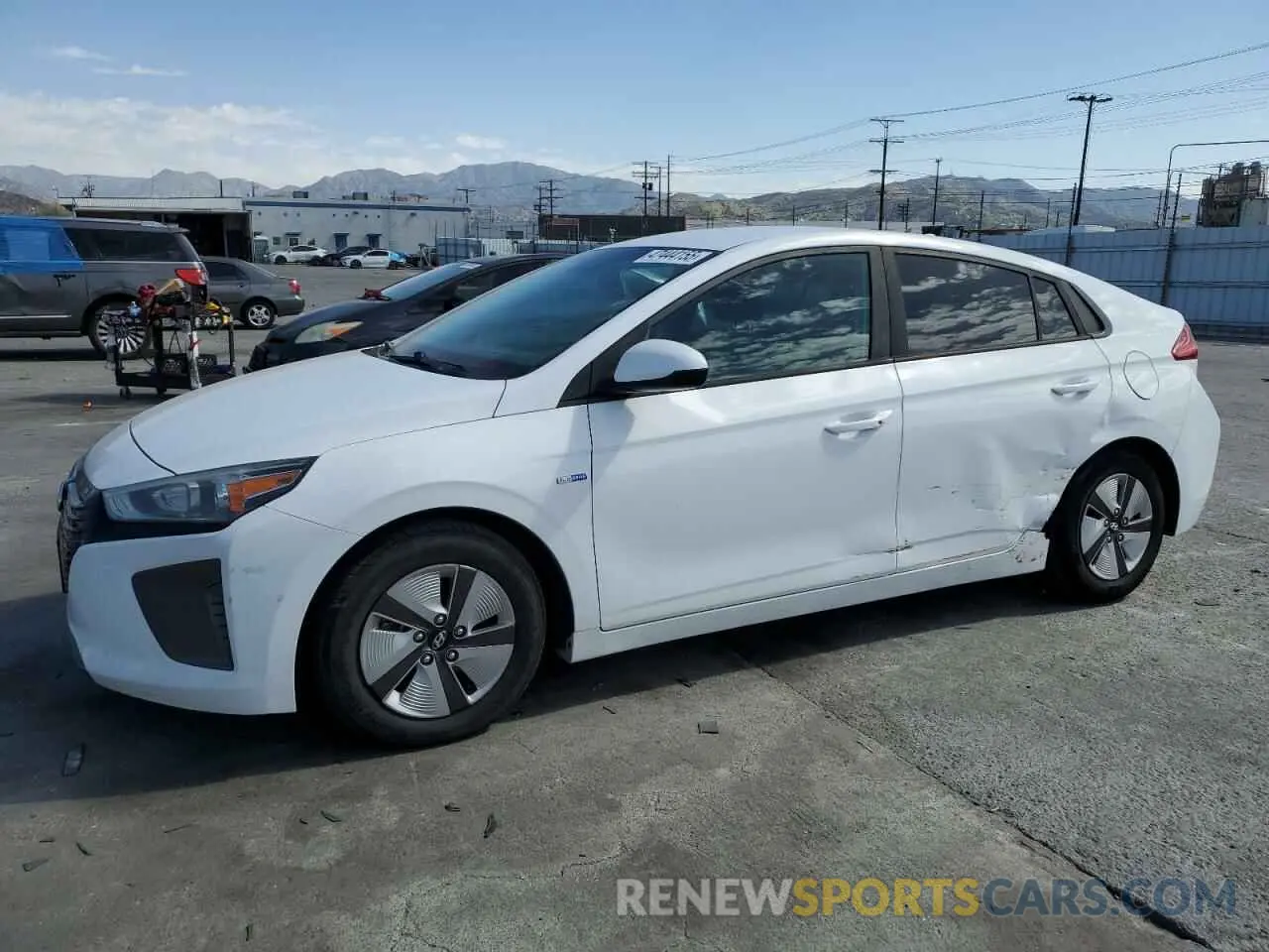 1 fotografías del automóvil dañado KMHC65LC8KU130906 HYUNDAI IONIQ 2019