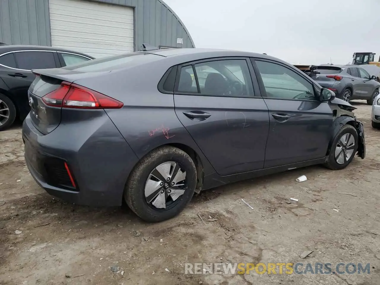 3 fotografías del automóvil dañado KMHC65LC8KU171620 HYUNDAI IONIQ 2019