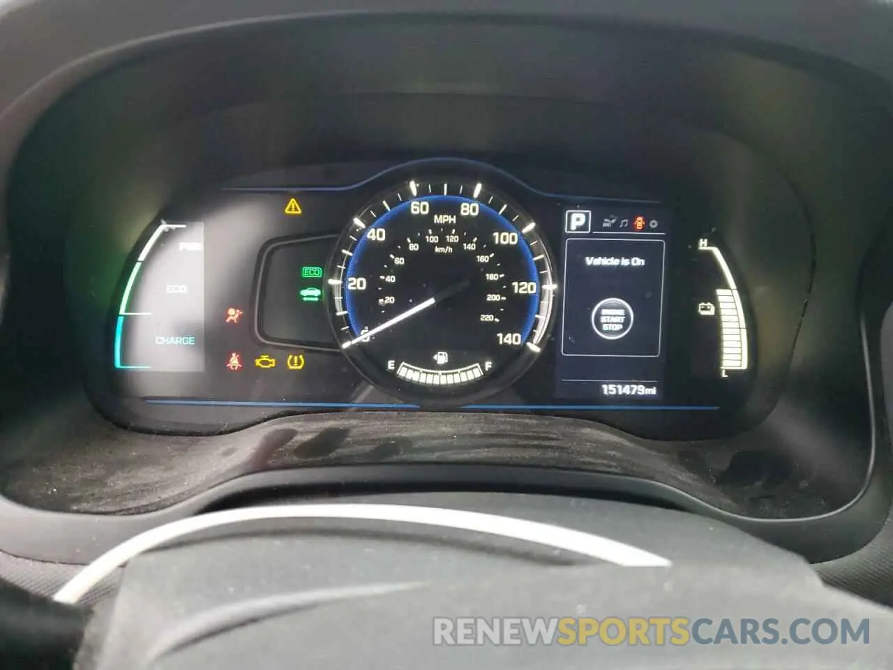 9 fotografías del automóvil dañado KMHC65LC8KU171620 HYUNDAI IONIQ 2019