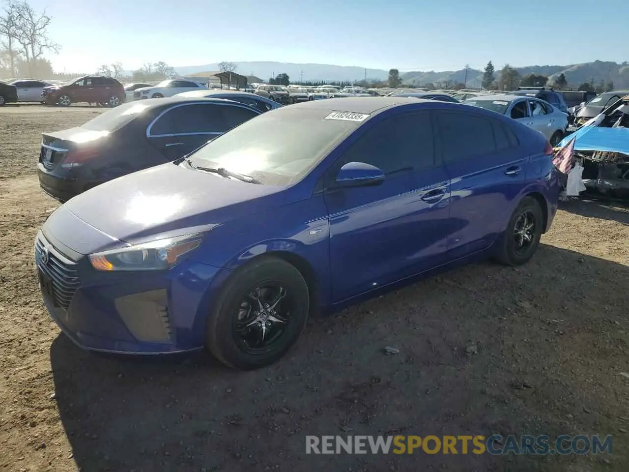 1 fotografías del automóvil dañado KMHC65LCXKU168637 HYUNDAI IONIQ 2019