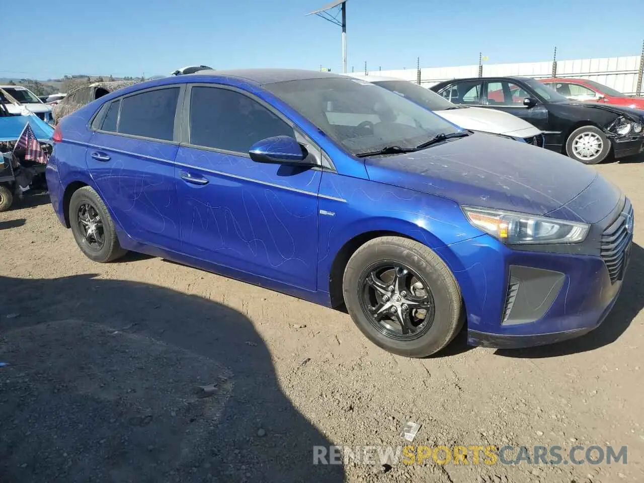 4 fotografías del automóvil dañado KMHC65LCXKU168637 HYUNDAI IONIQ 2019
