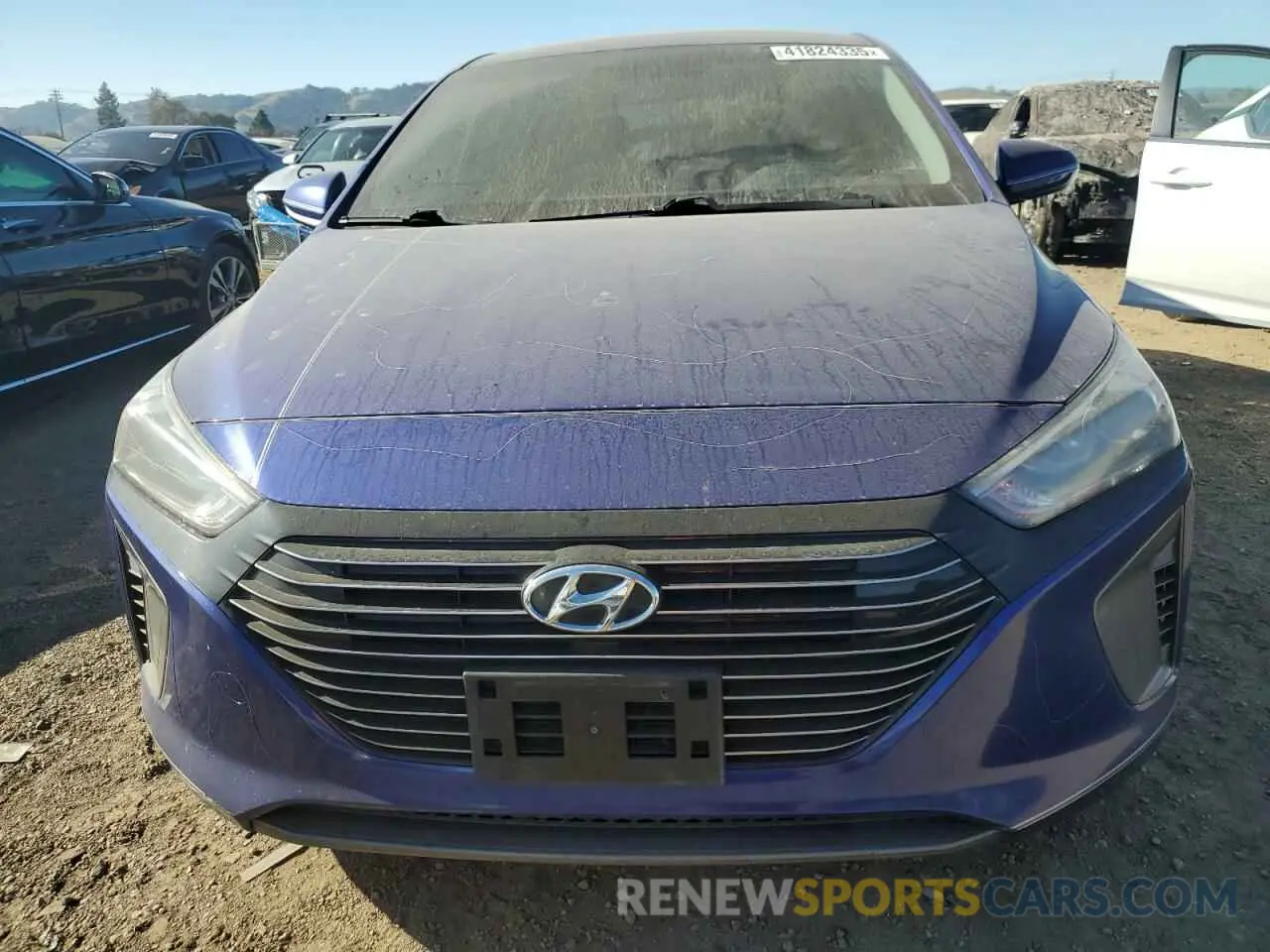 5 fotografías del automóvil dañado KMHC65LCXKU168637 HYUNDAI IONIQ 2019
