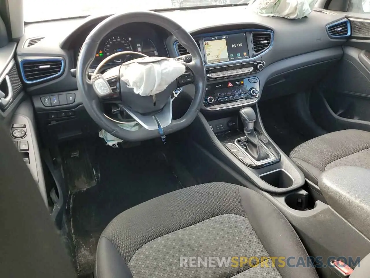 8 fotografías del automóvil dañado KMHC65LD8KU107201 HYUNDAI IONIQ 2019