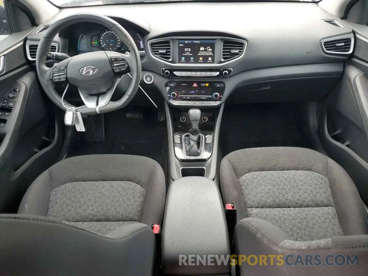 8 fotografías del automóvil dañado KMHC75LC0KU134817 HYUNDAI IONIQ 2019