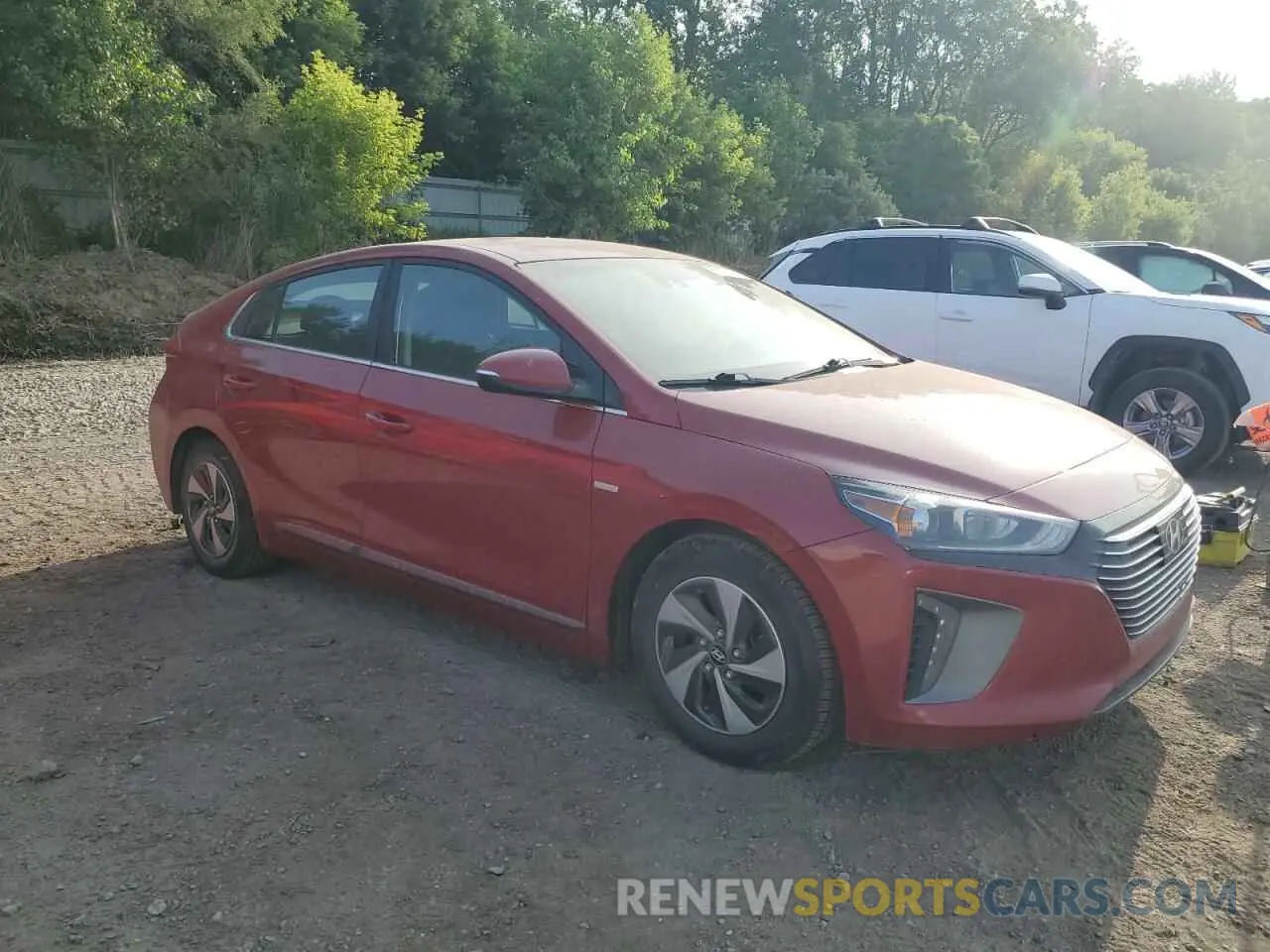 4 fotografías del automóvil dañado KMHC75LC3KU116988 HYUNDAI IONIQ 2019
