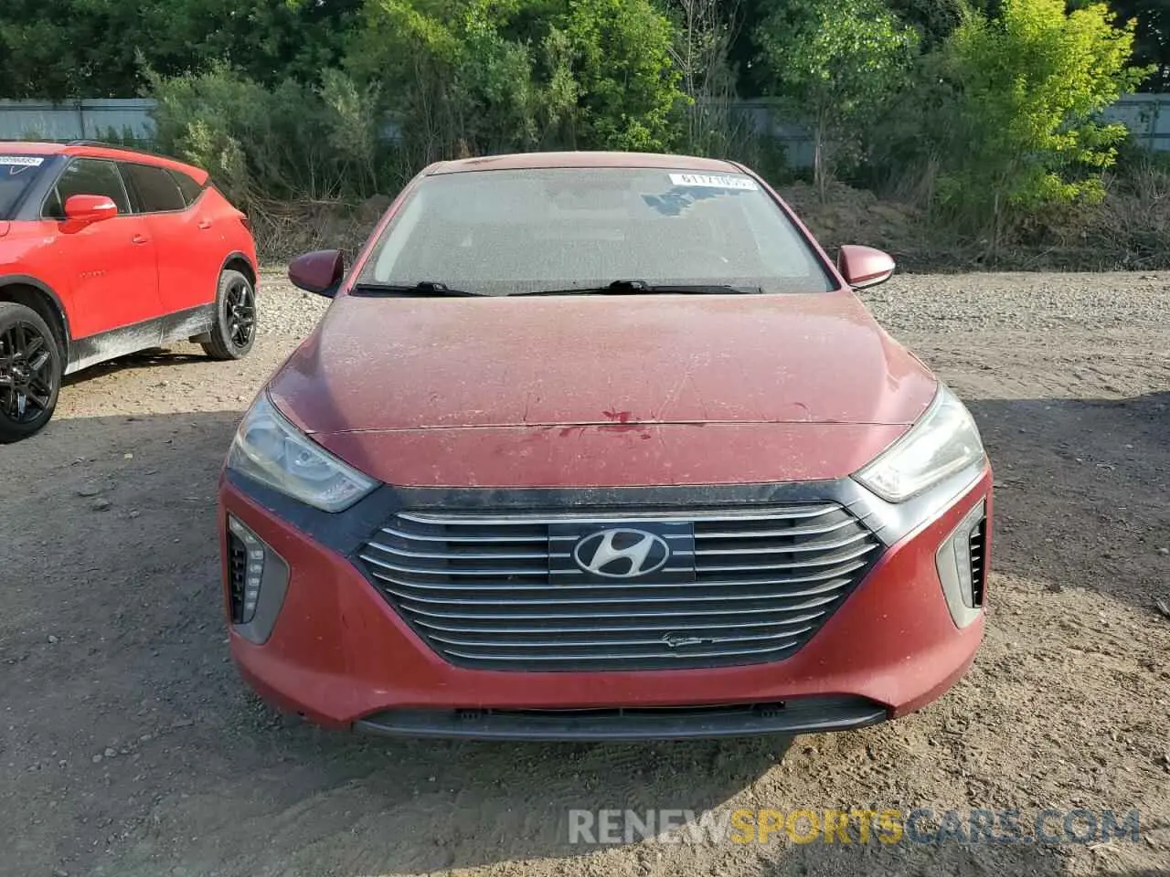 5 fotografías del automóvil dañado KMHC75LC3KU116988 HYUNDAI IONIQ 2019