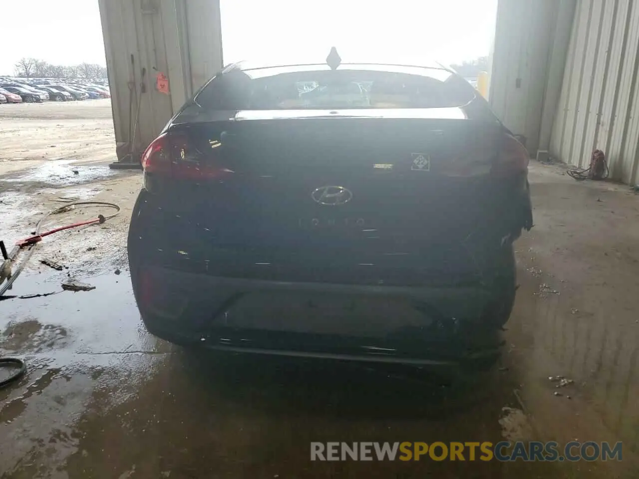 6 fotografías del automóvil dañado KMHC75LC3KU129336 HYUNDAI IONIQ 2019
