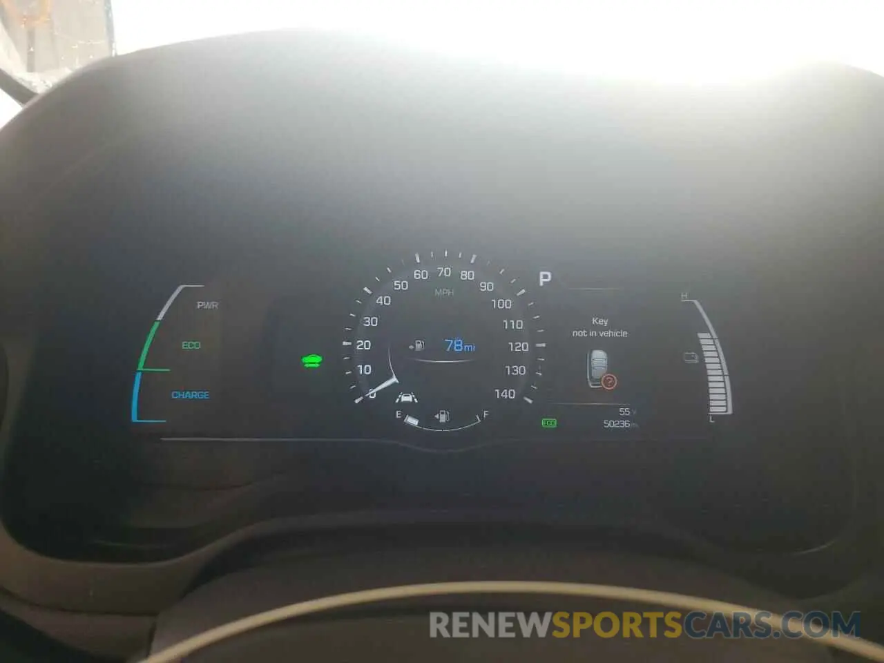 9 fotografías del automóvil dañado KMHC75LC3KU129336 HYUNDAI IONIQ 2019