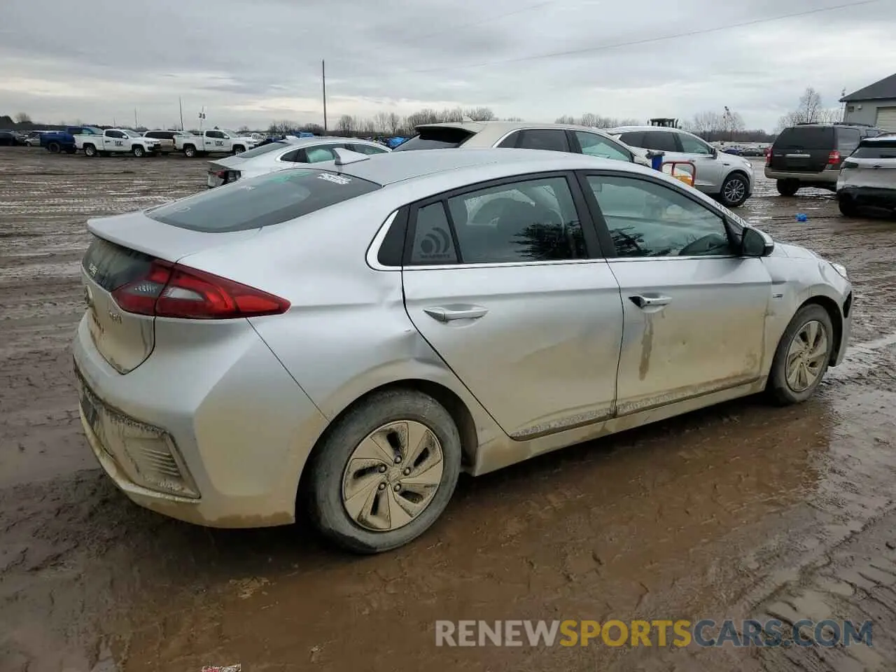 3 fotografías del automóvil dañado KMHC75LC3KU137470 HYUNDAI IONIQ 2019