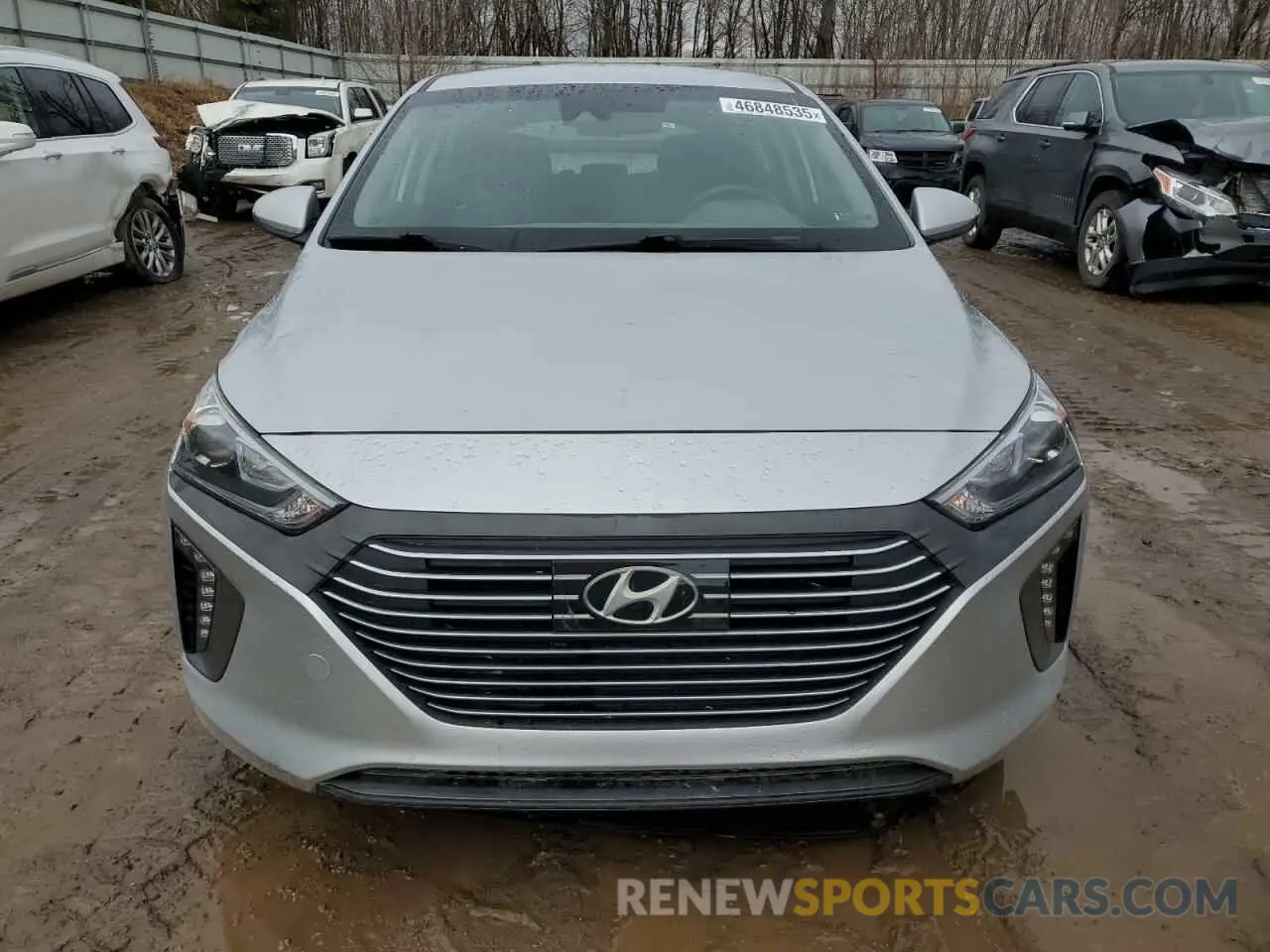 5 fotografías del automóvil dañado KMHC75LC3KU137470 HYUNDAI IONIQ 2019