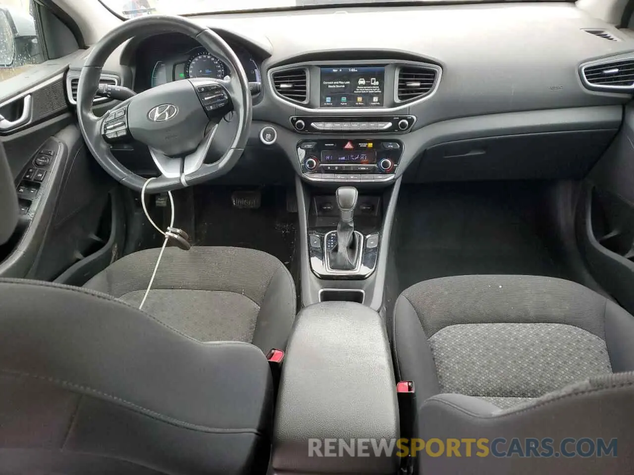 8 fotografías del automóvil dañado KMHC75LC3KU137470 HYUNDAI IONIQ 2019