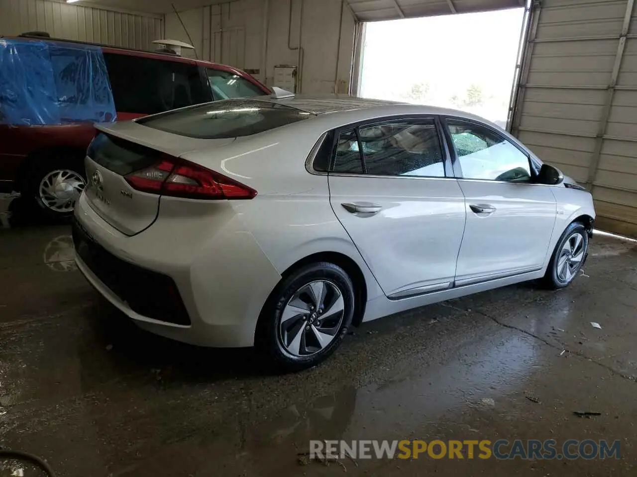 3 fotografías del automóvil dañado KMHC75LC4KU119558 HYUNDAI IONIQ 2019