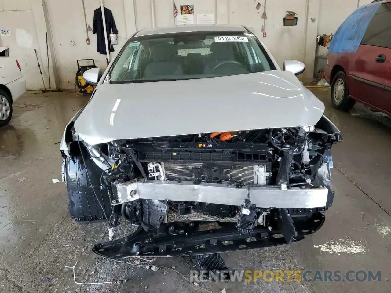 5 fotografías del automóvil dañado KMHC75LC4KU119558 HYUNDAI IONIQ 2019