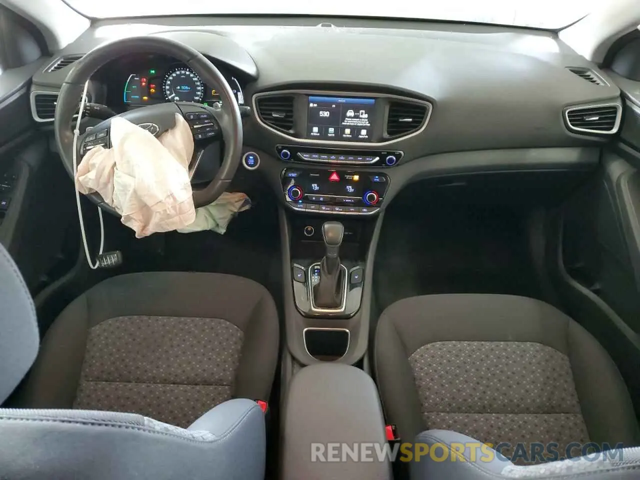 8 fotografías del automóvil dañado KMHC75LC4KU119558 HYUNDAI IONIQ 2019