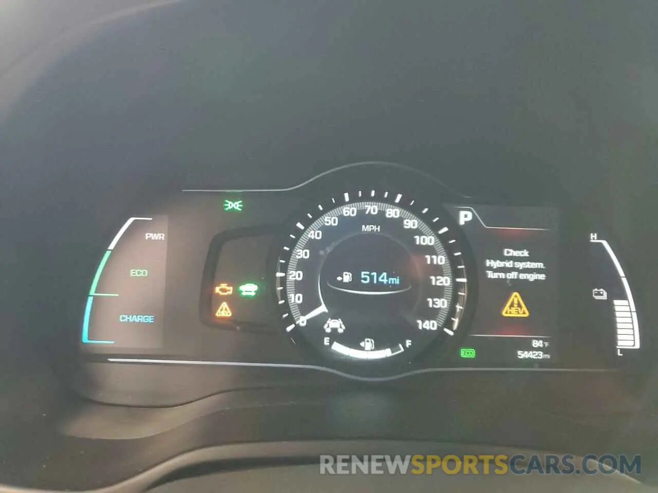 9 fotografías del automóvil dañado KMHC75LC4KU119558 HYUNDAI IONIQ 2019