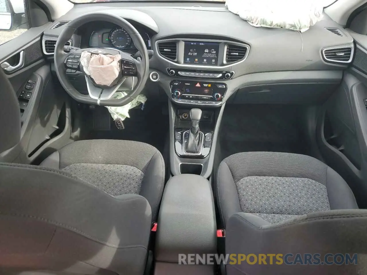 8 fotografías del automóvil dañado KMHC75LC8KU106750 HYUNDAI IONIQ 2019