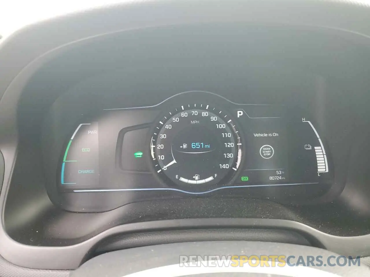 9 fotografías del automóvil dañado KMHC75LC8KU106750 HYUNDAI IONIQ 2019