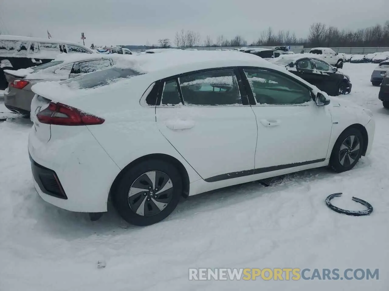3 fotografías del automóvil dañado KMHC75LC8KU136654 HYUNDAI IONIQ 2019