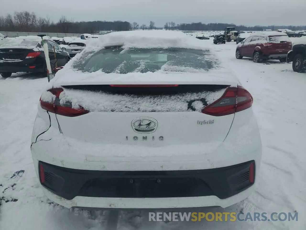 6 fotografías del automóvil dañado KMHC75LC8KU136654 HYUNDAI IONIQ 2019