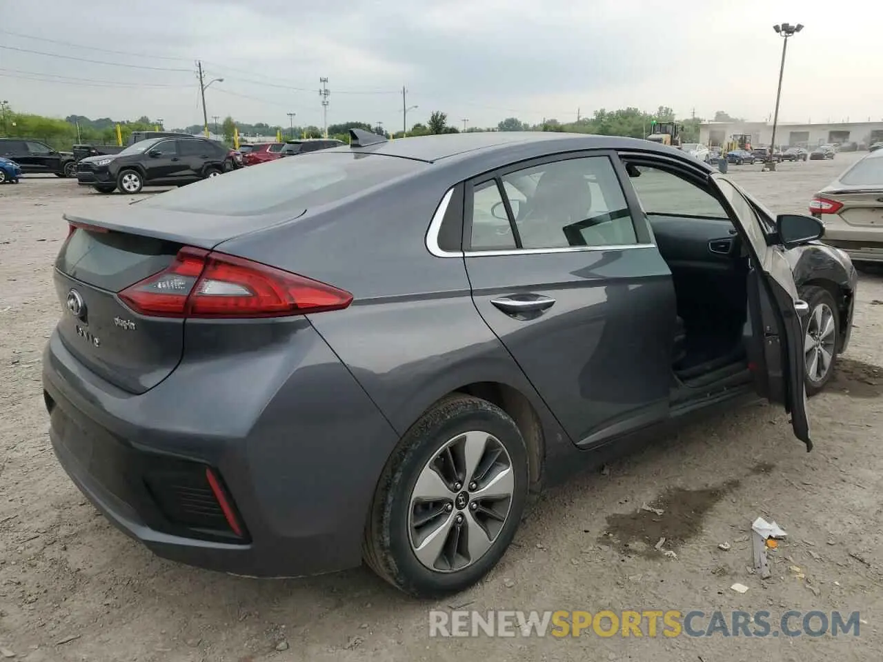 3 fotografías del automóvil dañado KMHC75LD0KU172590 HYUNDAI IONIQ 2019