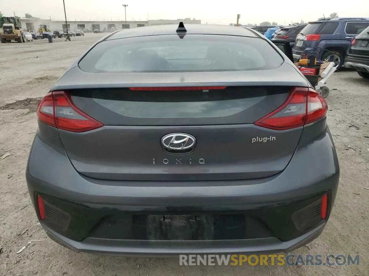 6 fotografías del automóvil dañado KMHC75LD0KU172590 HYUNDAI IONIQ 2019