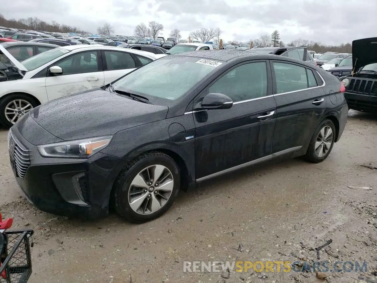1 fotografías del automóvil dañado KMHC75LD4KU161835 HYUNDAI IONIQ 2019