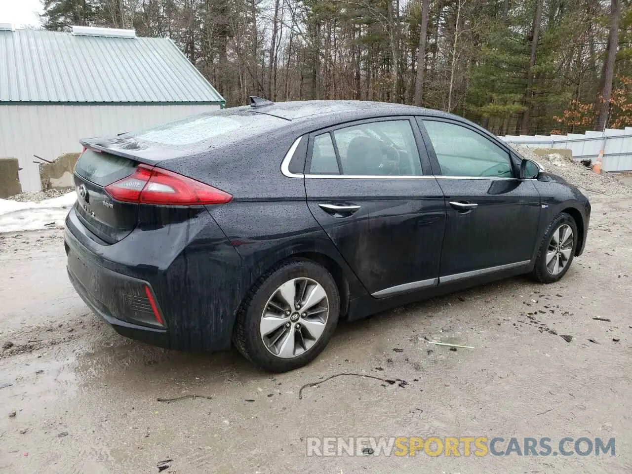 3 fotografías del automóvil dañado KMHC75LD4KU161835 HYUNDAI IONIQ 2019