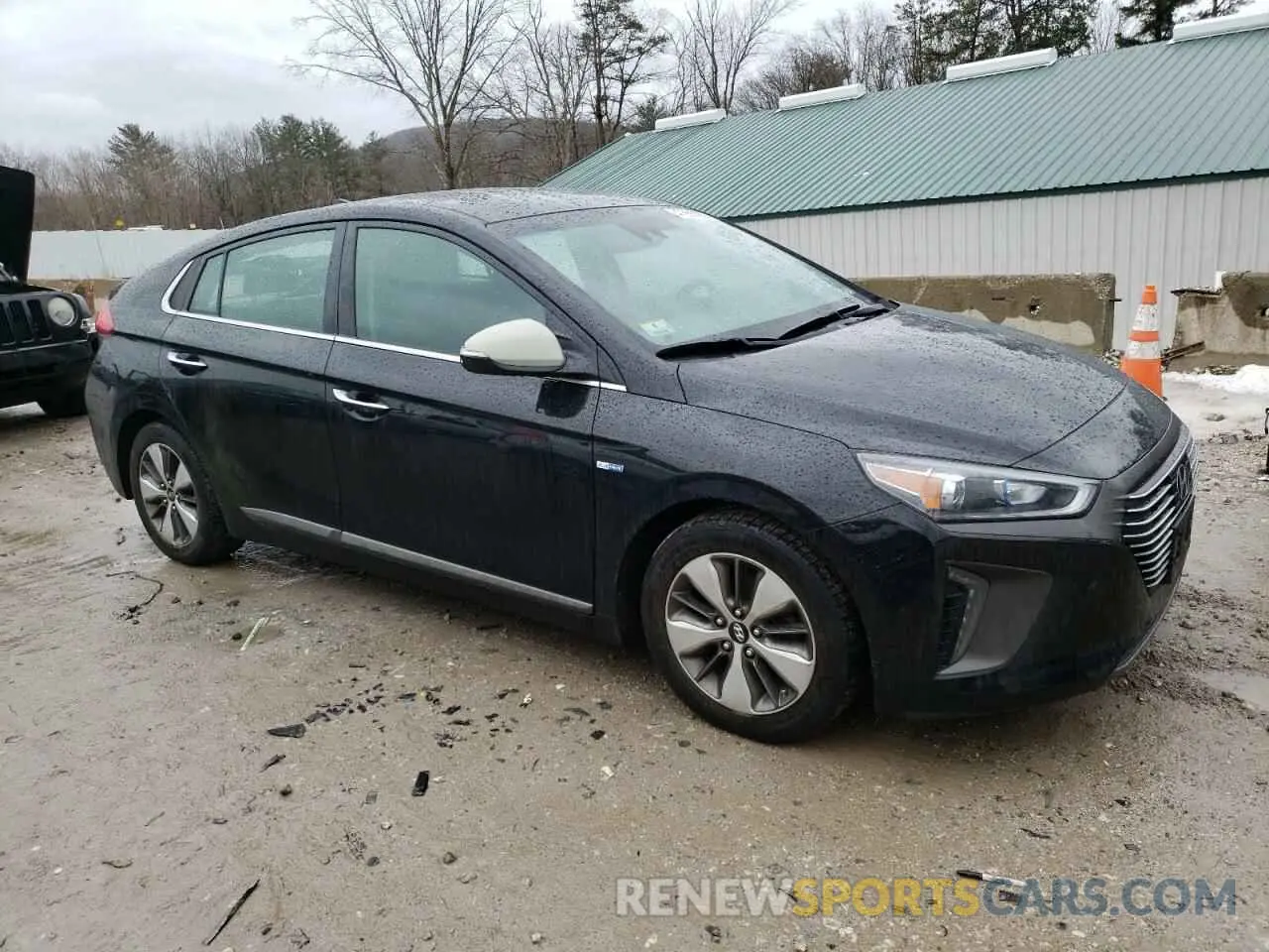 4 fotografías del automóvil dañado KMHC75LD4KU161835 HYUNDAI IONIQ 2019