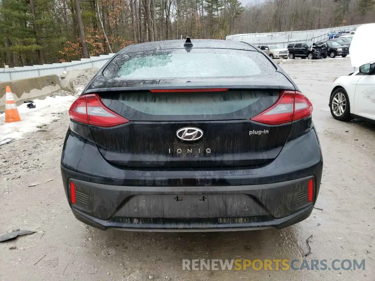 6 fotografías del automóvil dañado KMHC75LD4KU161835 HYUNDAI IONIQ 2019