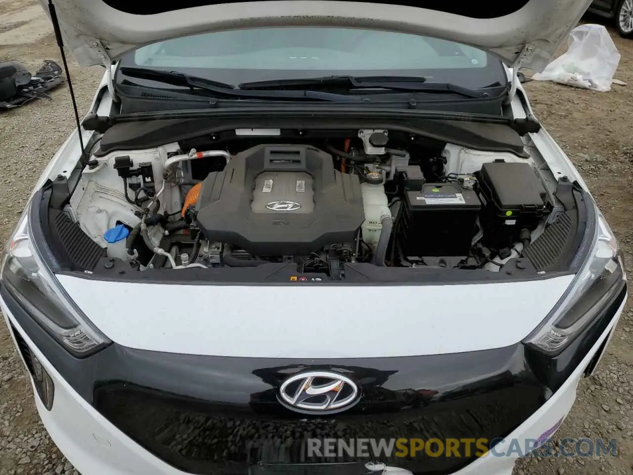 11 fotografías del automóvil dañado KMHC75LH4KU045263 HYUNDAI IONIQ 2019