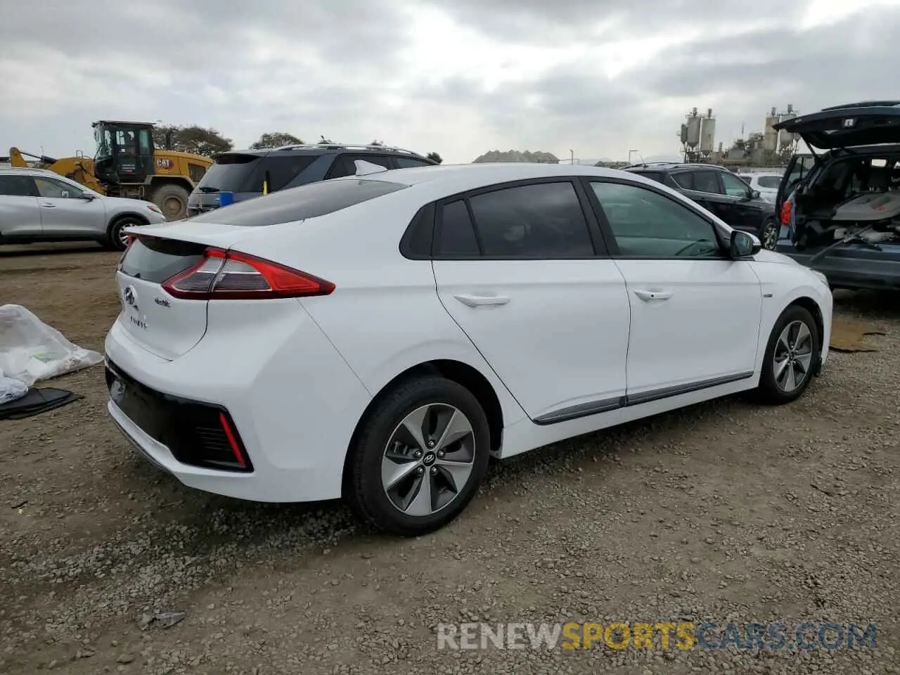 3 fotografías del automóvil dañado KMHC75LH4KU045263 HYUNDAI IONIQ 2019