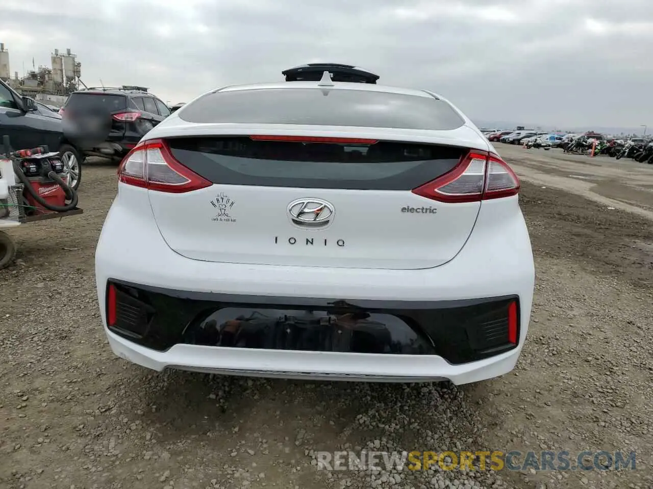 6 fotografías del automóvil dañado KMHC75LH4KU045263 HYUNDAI IONIQ 2019