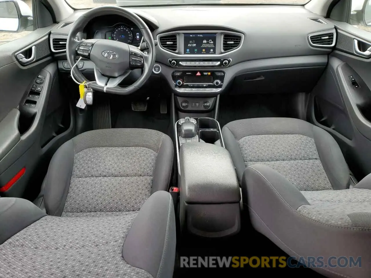 8 fotografías del automóvil dañado KMHC75LH4KU045263 HYUNDAI IONIQ 2019