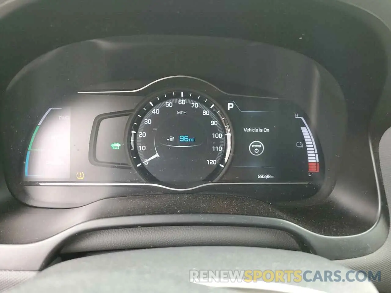 9 fotografías del automóvil dañado KMHC75LH4KU045263 HYUNDAI IONIQ 2019