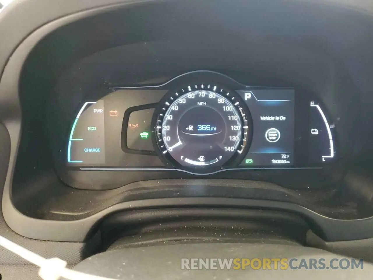 9 fotografías del automóvil dañado KMHC85LC6KU115539 HYUNDAI IONIQ 2019