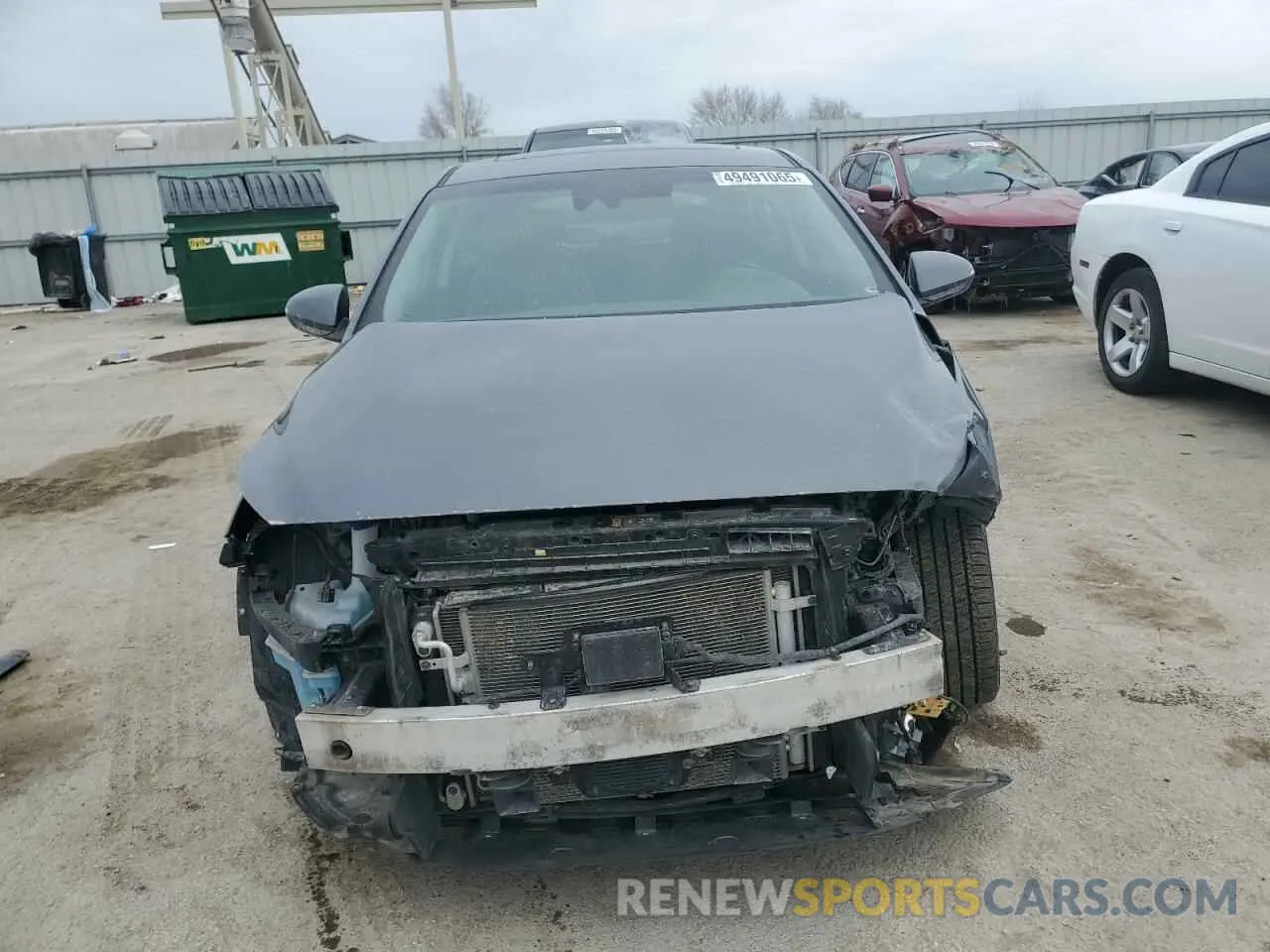 5 fotografías del automóvil dañado KMHC85LCXKU142629 HYUNDAI IONIQ 2019