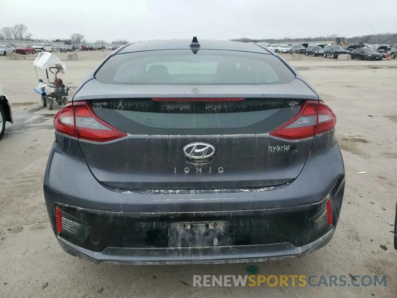6 fotografías del automóvil dañado KMHC85LCXKU142629 HYUNDAI IONIQ 2019