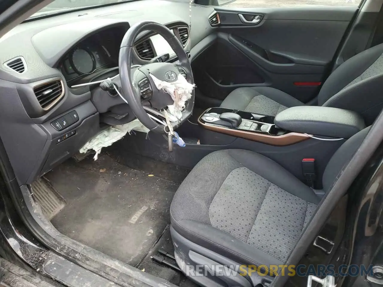 7 fotografías del automóvil dañado KMHC85LH0KU044916 HYUNDAI IONIQ 2019