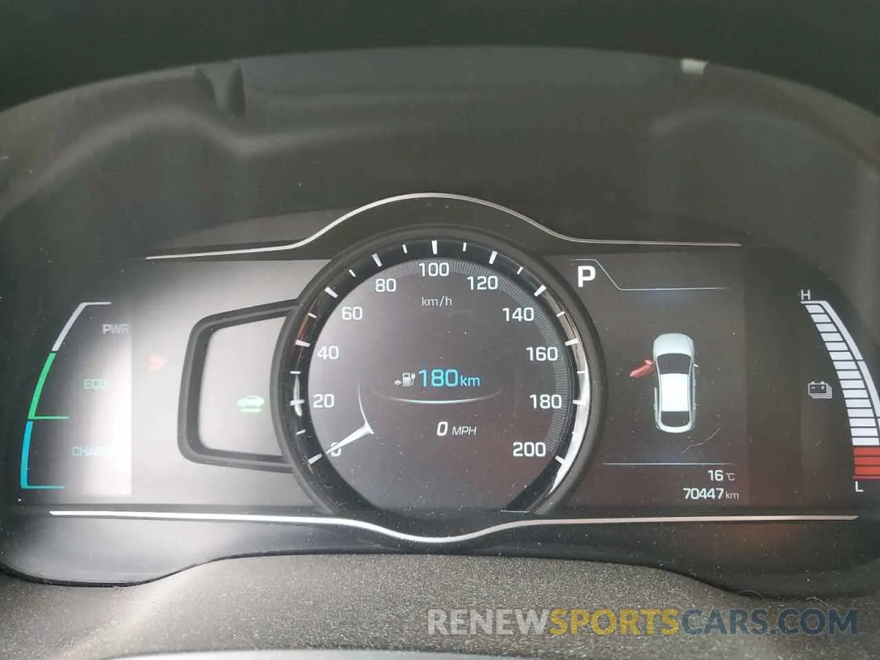 9 fotografías del automóvil dañado KMHC85LH0KU044916 HYUNDAI IONIQ 2019
